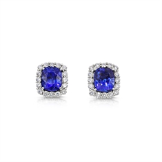 Diamond Earrings Uk Gemstone T O D Jewels A Pair Of Cushion Cut Shire Diamond Cer Stud Earrings