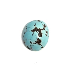 5.55ct Turquoise Oval Cabochon Loose Gemstone 14x11mm