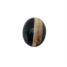 Banded Onyx Oval Cabochon 17x14mm