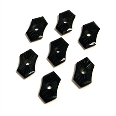 Carved Onyx Fancy Shaped Drilled Loose Gemstones 12x6mm 