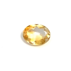 6.56ct Oval Pale Yellow Citrine Loose Gemstone 15x11mm