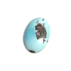 3.42ct Cabochon Oval Turquoise Gemstone 16x10mm