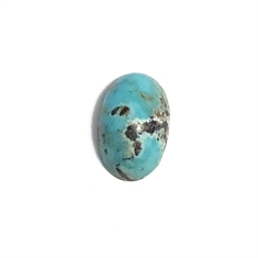 3.98ct Oval Blue Turquoise Loose Gemstone 13x8mm