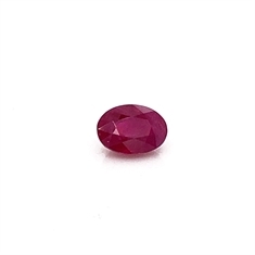 1.14ct Oval Ruby Faceted Loose Gemstone 6x5mm