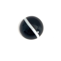 Round Banded Onyx Cabochon Loose Gemstone 19mm