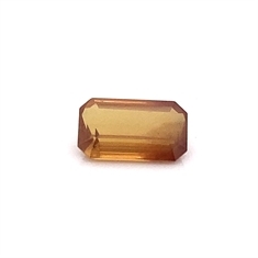 2.93ct Golden Yellow Sapphire Octagon Faceted Loose Gemstone 10x6mm
