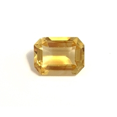 10.49ct Octagon Yellow Citrine Loose Gemstone 15x11mm