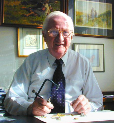 Tom O'Donoghue still working on jewellery in his 80s