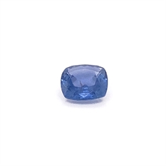 1.68ct Cushion Cut Blue Sapphire Faceted Loose Gemstone 7x7mm