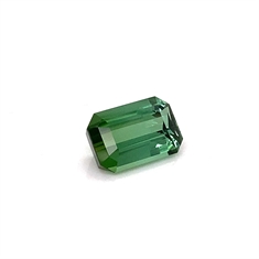 6.43ct Octagon Green Tourmaline Loose Gemstone 13x8mm