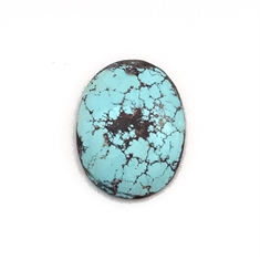 18.34ct Oval Cabochon Turquoise Loose Gemstone 28x20mm