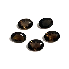 Oval Brown Smoky Quartz Loose Gemstone 14x10mm