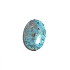 6.38ct Oval Turquoise Cabochon Gemstone 17x12mm