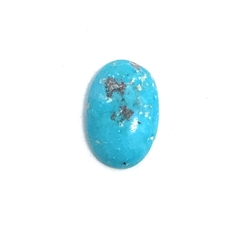 5.19ct Oval Cabochon Turquoise Loose Gemstone 15x10mm