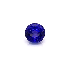 5.87ct Round Blue Tanzanite Faceted Loose Gemstone 9mm
