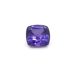2.77ct Purple Sapphire Cushion Shape Faceted Loose Gemstone 7x7mm