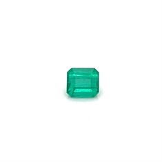 1.23ct Emerald Octagon Step Cut Loose Gemstone 6x5mm
