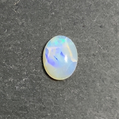 2.13ct White Opal Loose Gemstone 11x9mm