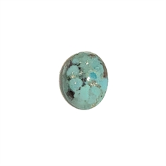 6.93ct Turquoise Oval Cabochon Loose Gemstone 14x11mm