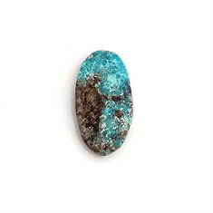 13.56ct Oval Cabochon Turquoise Loose Gemstone 20x13mm