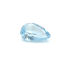 6.08ct Pear Shape Aquamarine Gemstone 16x11mm
