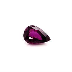 8.44ct Purple Garnet Pear Shape Faceted Loose Gemstone 14x10mm