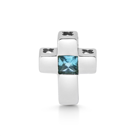 Topaz Cross Pendant