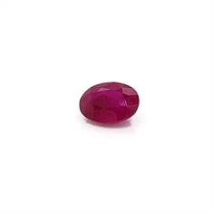1.23ct Oval Ruby Faceted Loose Gemstone 7x5mm