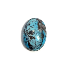 4.35ct Oval Turquoise Cabochon Loose Gemstone 13x9mm
