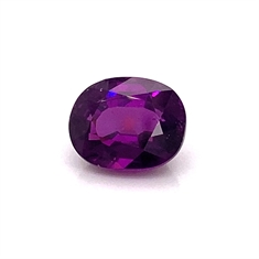 6.85ct Purple Garnet Oval Faceted Loose Gemstone 11x9mm