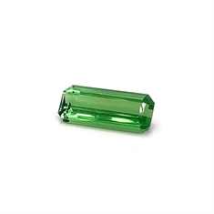2.31ct Green Chrome Tourmaline Octagon Loose Gemstone 12x5mm