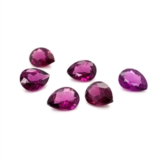 Pear Shape Purple Garnet Loose Gemstone 9x7mm