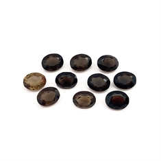 Smoky Quartz Oval Loose Gemstones 9x7mm