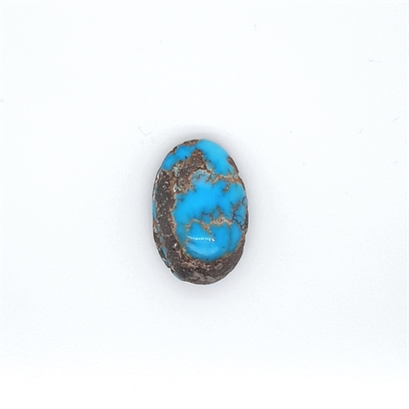 9.82ct Polished Oval Cabochon Turquoise Loose Gemstone 17x12mm