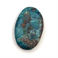 12.63ct Oval Turquoise Cabochon Loose Gemstone 21x13mm