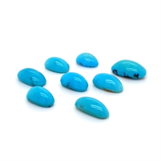 Turquoise Oval Cabochon Loose Gemstone Parcel 22.38ct