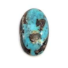 7.92ct Turquoise Oval Cabochon Loose Gemstone 18x11mm