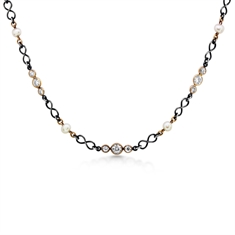 Pearl & Diamond Spectacle Set Chain