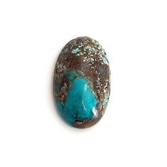48.19ct Cabochon Oval Turquoise Loose Gemstone 33.19mm