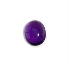 2.22ct Oval Purple Cabochon Amethyst Loose Gemstone
