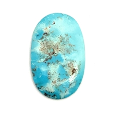 4.74ct Oval Turquoise Cabochon Loose Gemstone 20x12mm