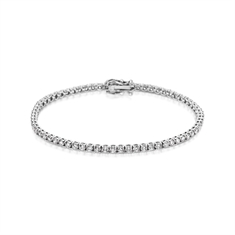 Brilliant Cut Diamond Line Bracelet