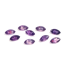 Marquise Cut Amethyst Faceted Loose Gemstones 10x5mm