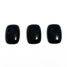 Lot Of 3 Onyx Double Drilled Pearl Spacers