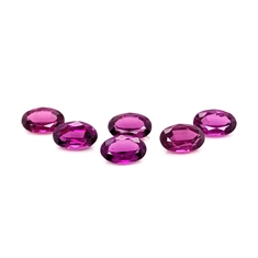 Purple Garnet Oval Loose Gemstones 9x6mm