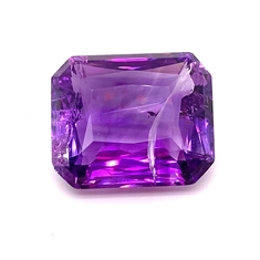 35.25ct Octagon Amethyst Loose Gemstone 23x19mm