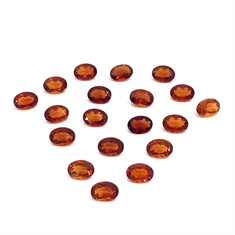 Parcel Of Madeira Orange Citrine Loose Gemstones 7x5mm