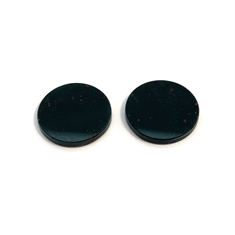 Pair Of Round Loose Bloodstones 13.4 x 13.4mm