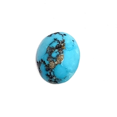 4.62ct Oval Turquoise Cabochon Loose Gemstone 13x10mm