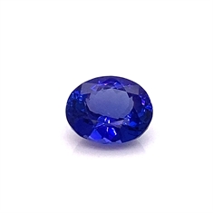 3.50ct Oval Tanzanite Faceted Loose Gemstone 9x8mm